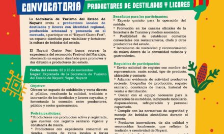 CONVOCATORIA ABIERTA PARA EL NAYARIT GASTRO FEST