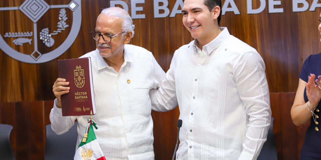 HÉCTOR SANTANA PRESENTA SU PRIMER INFORME DE GOBIERNO