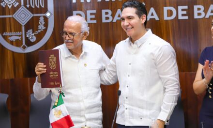 HÉCTOR SANTANA PRESENTA SU PRIMER INFORME DE GOBIERNO