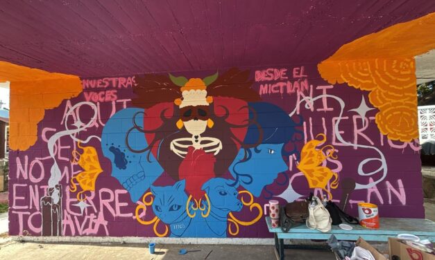 JÓVENES INAUGURAN MURAL “NUESTRAS VOCES DESDE MICTLÁN” EN MAZATLÁN
