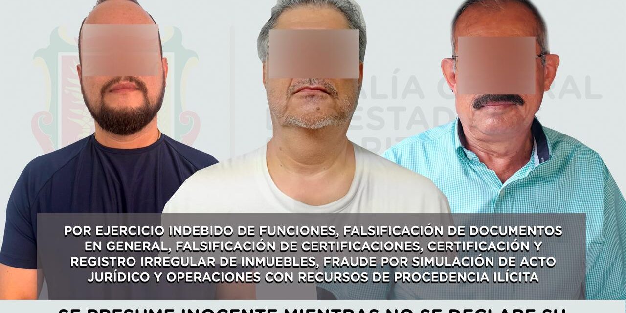 Imponen prisión preventiva a tres imputados por delitos de corrupción y falsificación