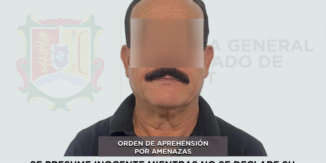 DETENIDO PRESUNTO RESPONSABLE DEL DELITO DE AMENAZAS