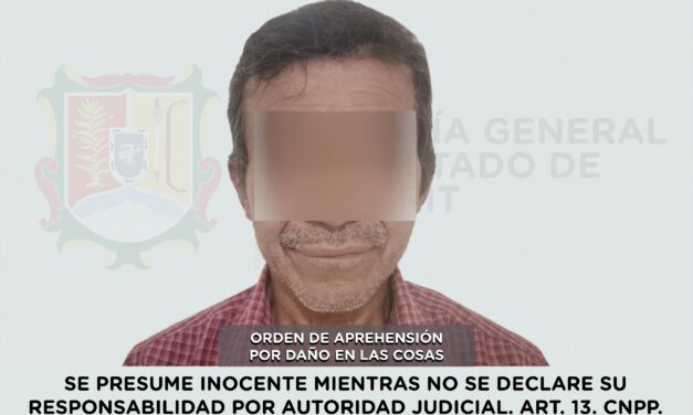 CAPTURADO EN ACAPONETA POR DAÑO EN LAS COSAS