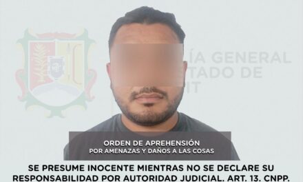 📢 #Boletín | APREHENDIDO POR SU PRESUNTA RESPONSABILIDAD EN LOS DELITOS DE AMENAZAS Y DAÑO A LAS COSAS