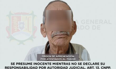 APREHENDIDO EN TUXPAN POR ATENTADOS AL PUDOR