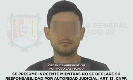 EJECUTA FGEN ORDEN DE APREHENSIÓN POR ROBO CALIFICADO