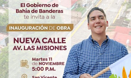 ¡NUEVA CALLE LAS MISIONES EN SAN VICENTE!