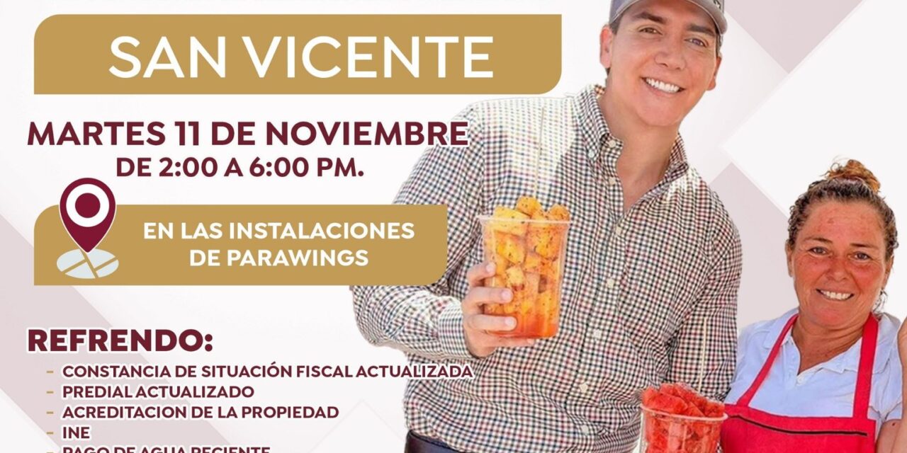 GOBIERNO DE BAHÍA DE BANDERAS ACERCA SUS SERVICIOS A SAN VICENTE