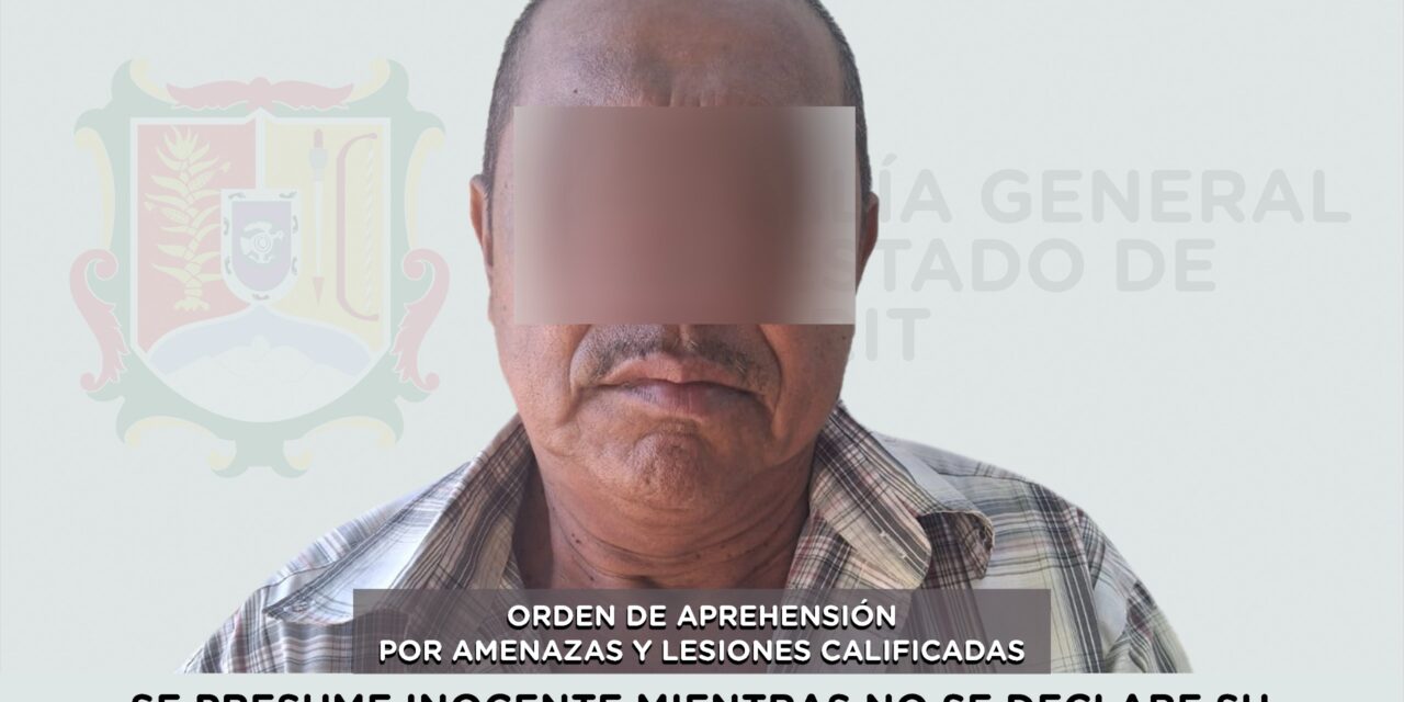 APREHENDIDO EN TECUALA POR AMENAZAS Y LESIONES CALIFICADAS