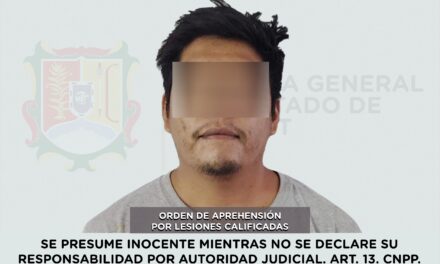 APREHENDIDO PRESUNTO RESPONSABLE DE LESIONES CALIFICADAS