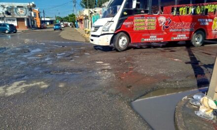 REPARAN BACHES EN CALLE ACUARIO DE FRACC. VILLA GALAXIA