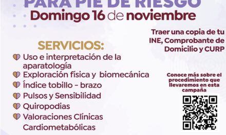 JORNADA DE SALUD PARA PIE DE RIESGO EN BAHÍA DE BANDERAS