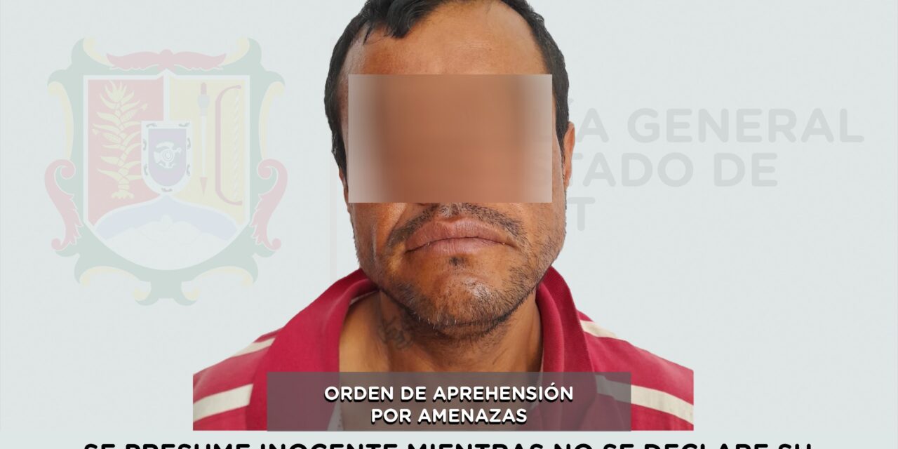 CAPTURADO EN COMPOSTELA POR EL DELITO DE AMENAZAS