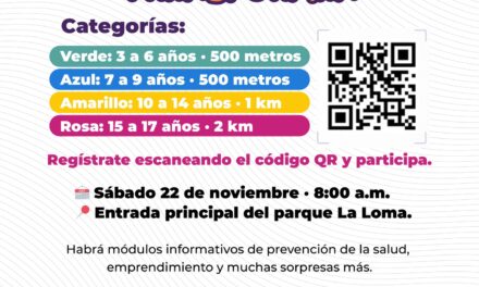 ¡LA CARRERA “MIS DERECHOS DAN PASOS QUE TRANSFORMAN” YA VIENE!