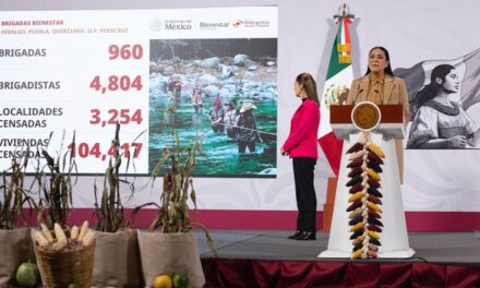 Se han destinado más de 7 mil 426 mdp en apoyo a 104 mil familias afectadas por lluvias