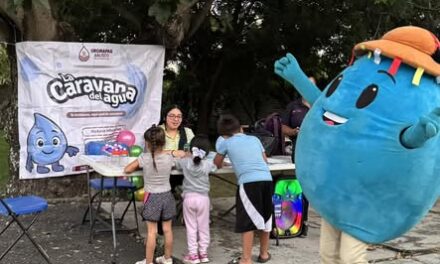 ¡La Caravana del Agua llegó a la colonia Centro de Xalisco!