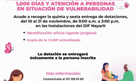Información importante para las familias beneficiarias