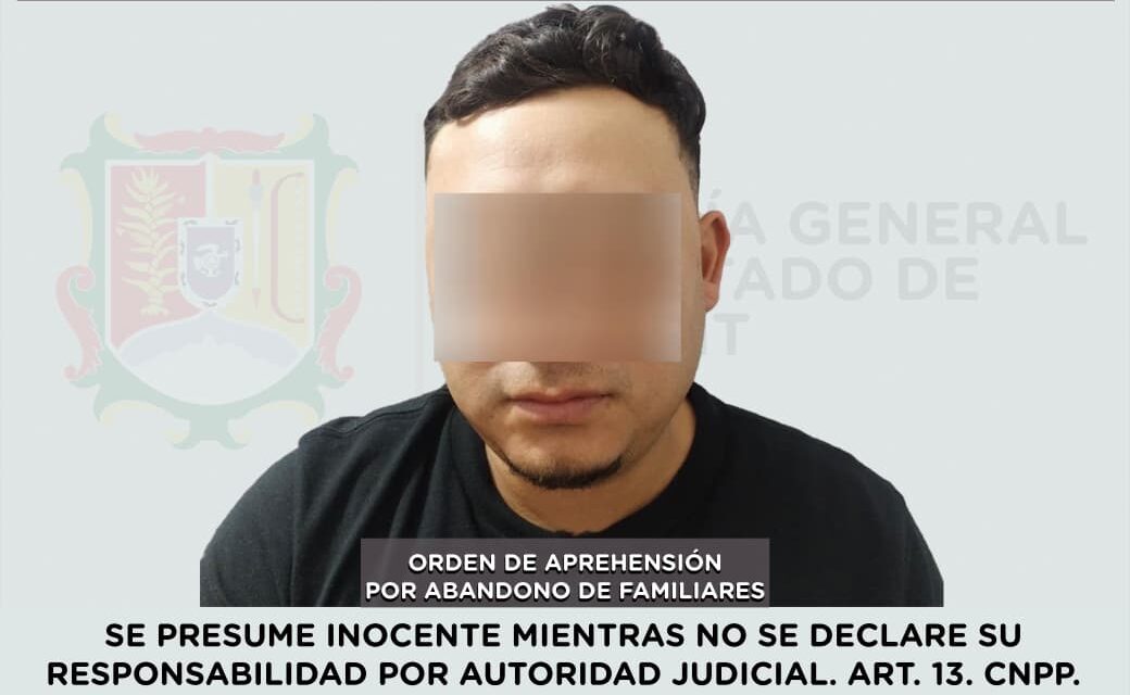 📢 #Boletín | DETENIDO EN JALA POR ABANDONO DE FAMILIARES
