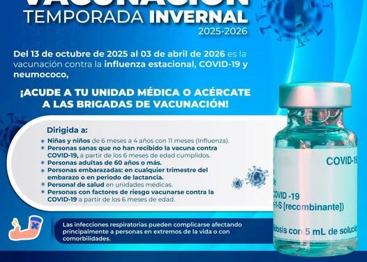 ¡Comienza la Vacunación de la Temporada Invernal 2025-2026!