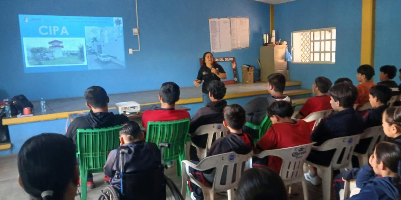 Ofrece SSPC actividades en materia de prevención, en el municipio de Santa María del Oro