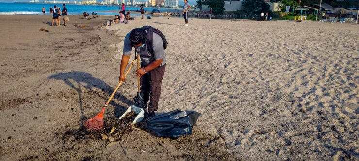Gobierno del Bien retiró más de 56 toneladas de residuos en playas tras las lluvias
