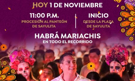 Sayulita Celebra el Día de Muertos con Procesión y Mariachi