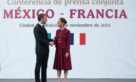 DECLARACIÓN CONJUNTA DE LA PRESIDENTA DE LOS ESTADOS UNIDOS MEXICANOS, CLAUDIA SHEINBAUM, Y DEL PRESIDENTE DE LA REPÚBLICA FRANCESA, EMMANUEL MACRON