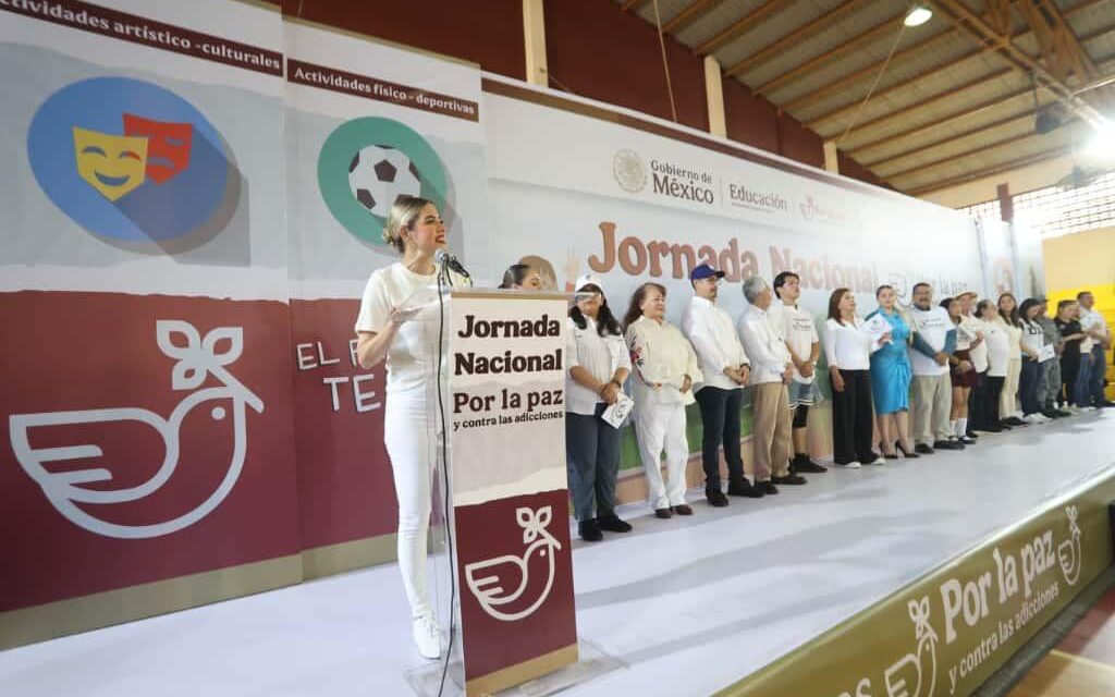 Estrella Palacios asiste a la activación de la “Jornada Nacional por la Paz y contra las Adicciones” en la ETI No. 5