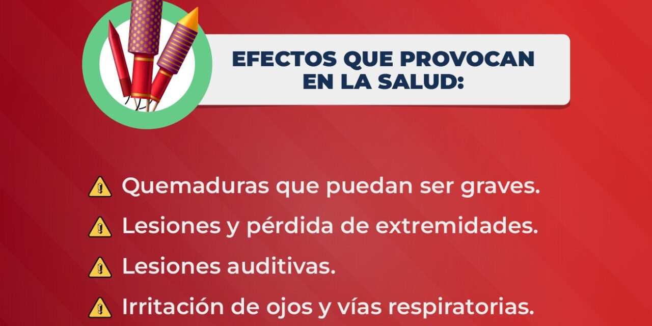 EVITA EL USO DE PIROTECNIA