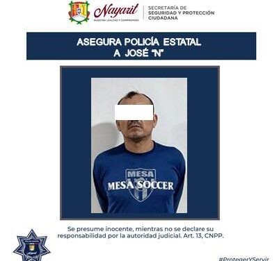 ASEGURAN A DOS PERSONAS EN TEPIC Y COMPOSTELA