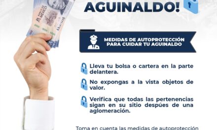 CUIDA TU AGUINALDO ESTA TEMPORADA