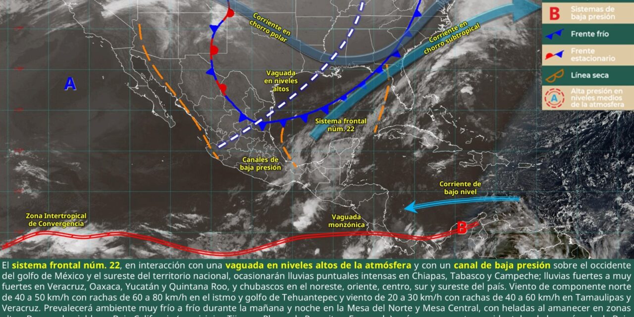 PRONÓSTICO DEL CLIMA HOY 19 DE DICIEMBRE