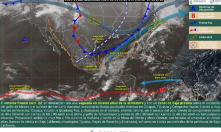 PRONÓSTICO DEL CLIMA HOY 19 DE DICIEMBRE