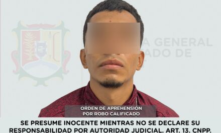 CAPTURADO EN BAHÍA DE BANDERAS POR ROBO CALIFICADO