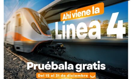 LÍNEA 4 ARRANCA CON VIAJES GRATUITOS