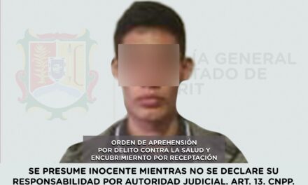 DETENIDO POR DELITO CONTRA LA SALUD Y ENCUBRIMIENTO POR RECEPTACIÓN