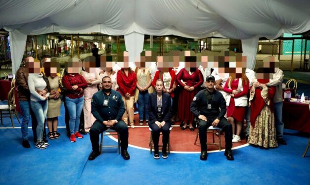 Fortalece SSPC vínculos familiares con Cena Navideña de Parejas en el CERSO Venustiano Carranza