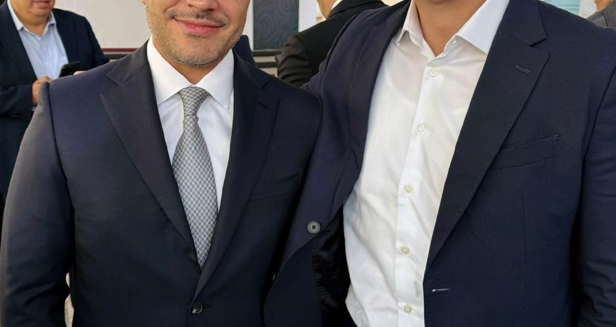 HÉCTOR SANTANA SE REÚNE CON OMAR GARCÍA HARFUCH