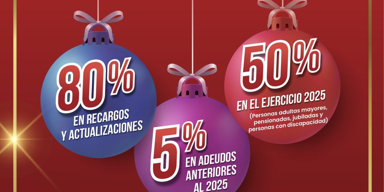 APROVECHA DESCUENTOS DE PREDIAL ESTE DICIEMBRE