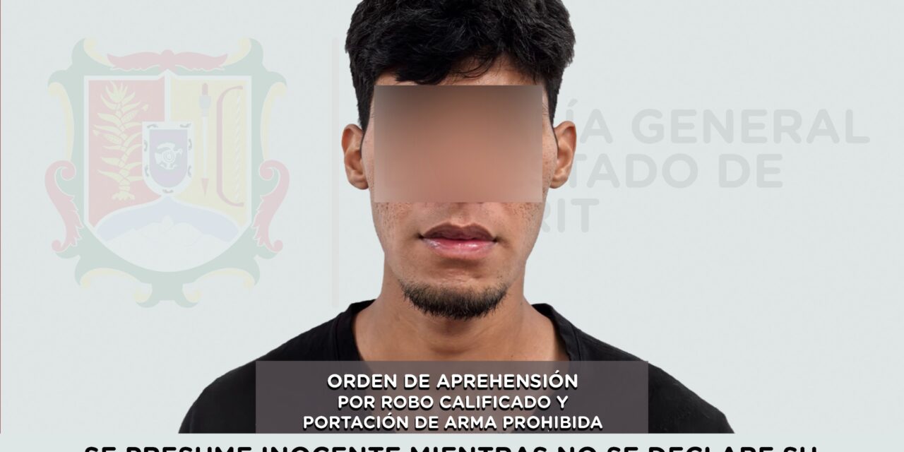 APREHENDIDO POR ROBO CALIFICADO Y PORTACIÓN DE ARMA PROHIBIDA