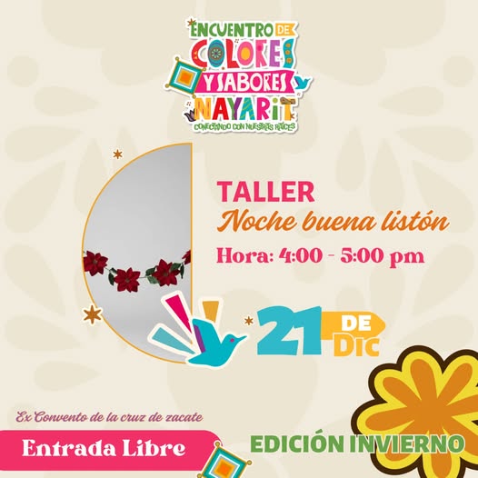 Taller de Listón de Nochebuena