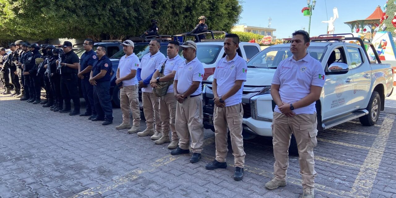 GOBIERNO DE ACAPONETA ARRANCA OPERATIVO DE SEGURIDAD DECEMBRINO.