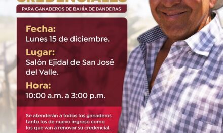 San José del Valle será sede del módulo de credenciales para ganaderos