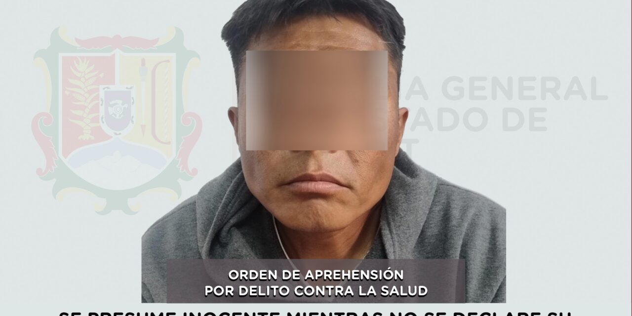📢 #Boletín | CAPTURADO PROBABLE RESPONSABLE DE DELITO CONTRA LA SALUD