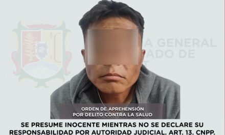 📢 #Boletín | CAPTURADO PROBABLE RESPONSABLE DE DELITO CONTRA LA SALUD