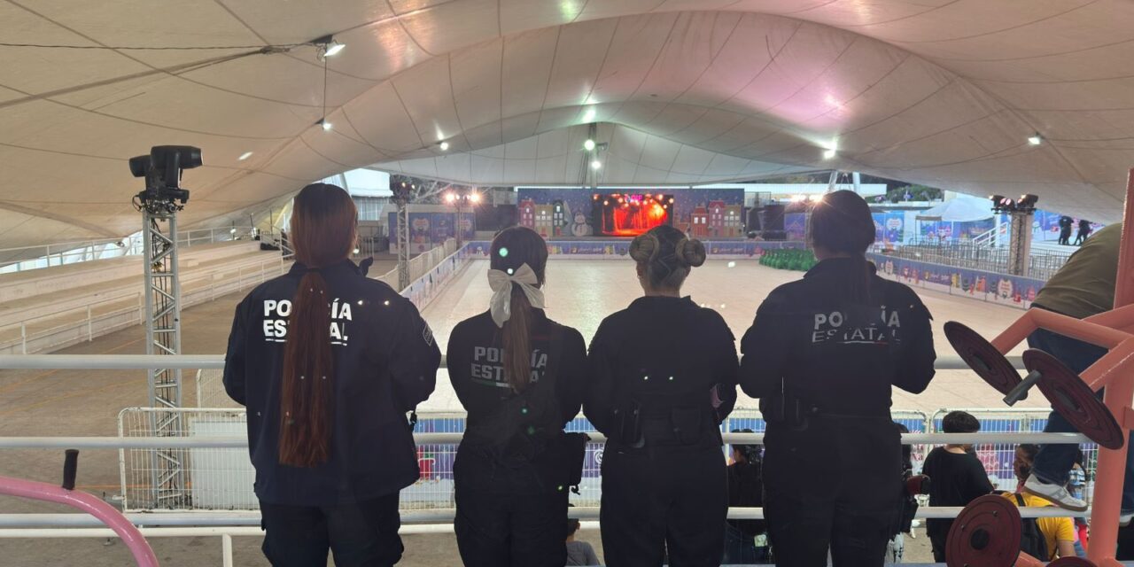 Mantiene SSPC operativo de seguridad durante el “Festival Navideño 2025” en Tepic