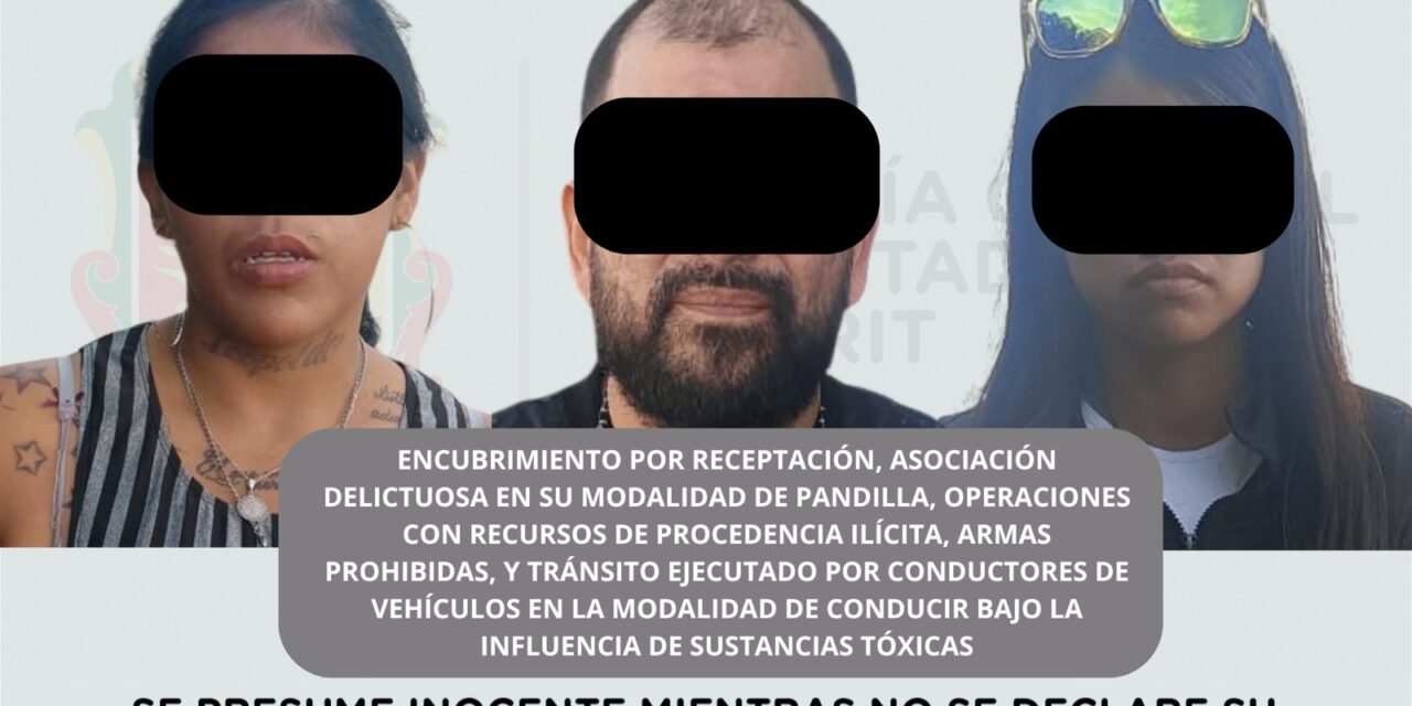 VINCULAN A TRES PERSONAS POR DIVERSOS DELITOS EN NAYARIT