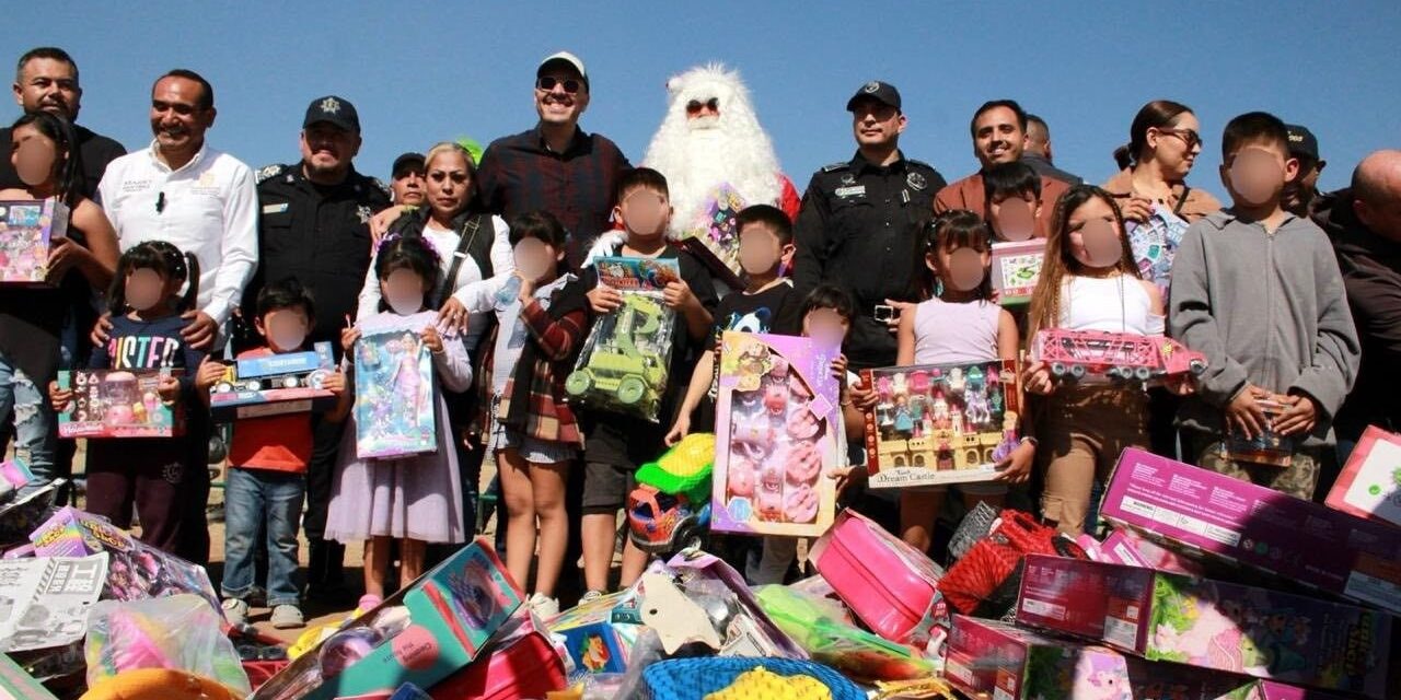 OPERATIVO NAVIDAR LLEVA ALEGRÍA A NIÑAS Y NIÑOS