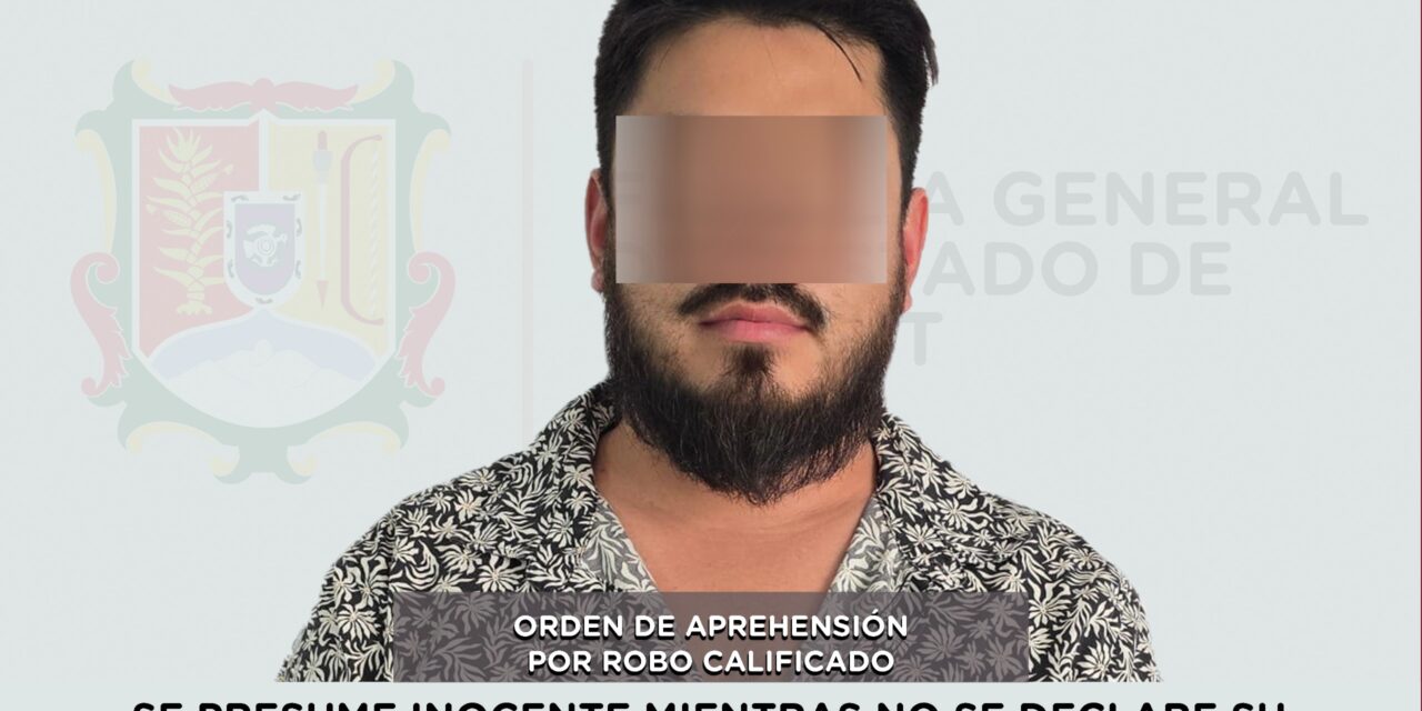 DETENIDO PRESUNTO RESPONSABLE DE ROBO CALIFICADO