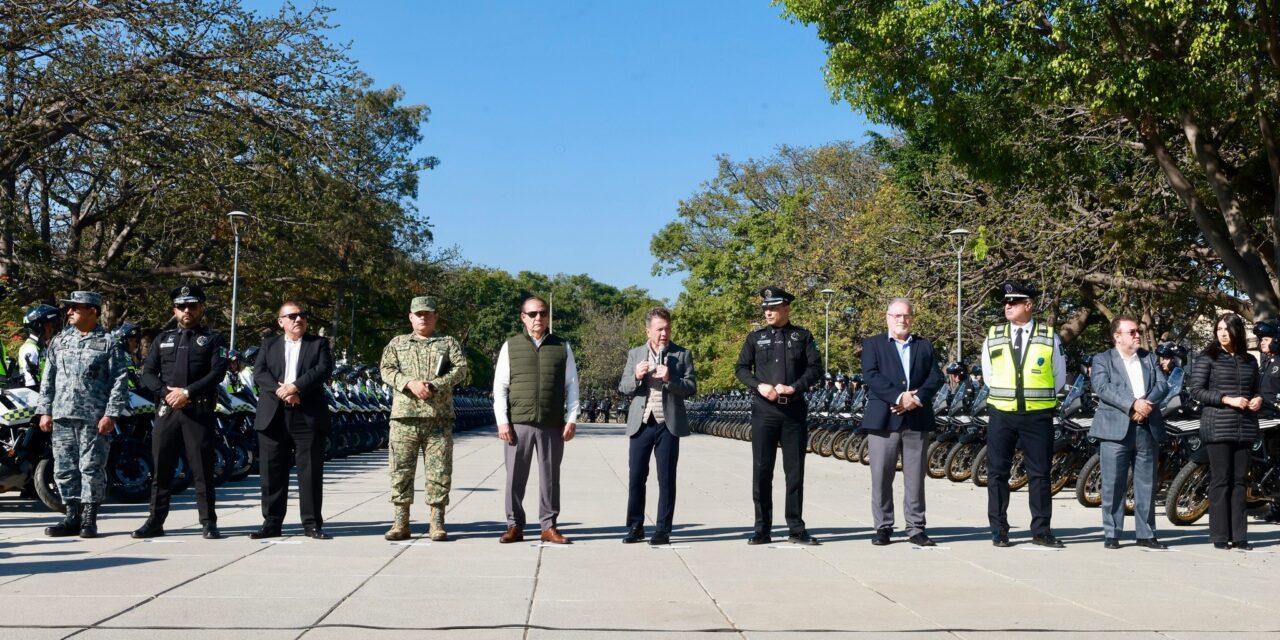 JALISCO FORTALECE SEGURIDAD CON NUEVAS MOTOCICLETAS